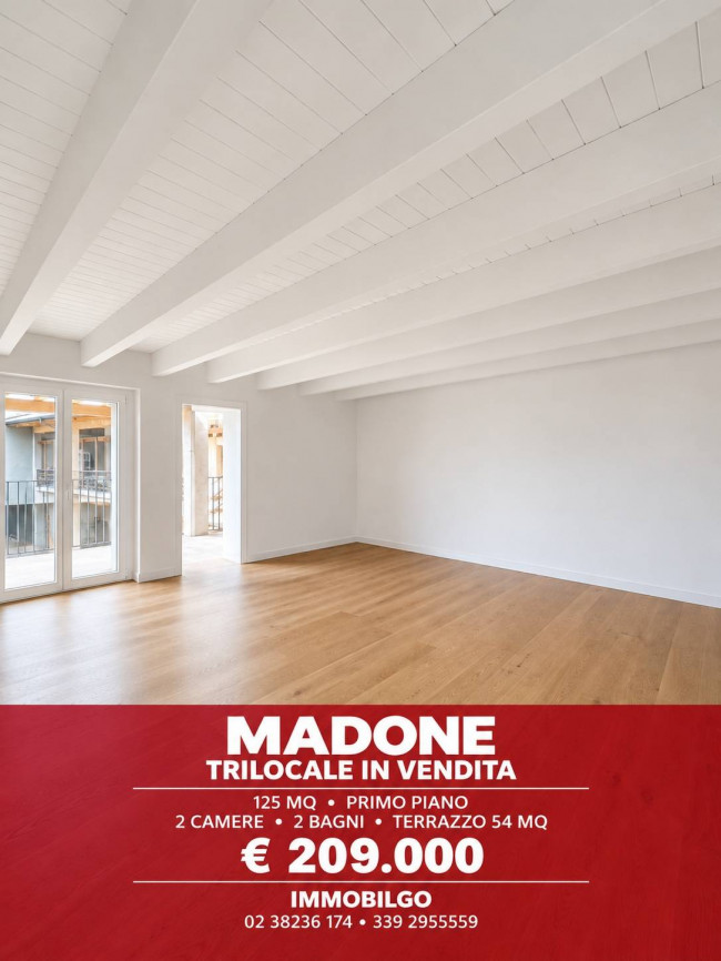 Trilocale in vendita a Madone