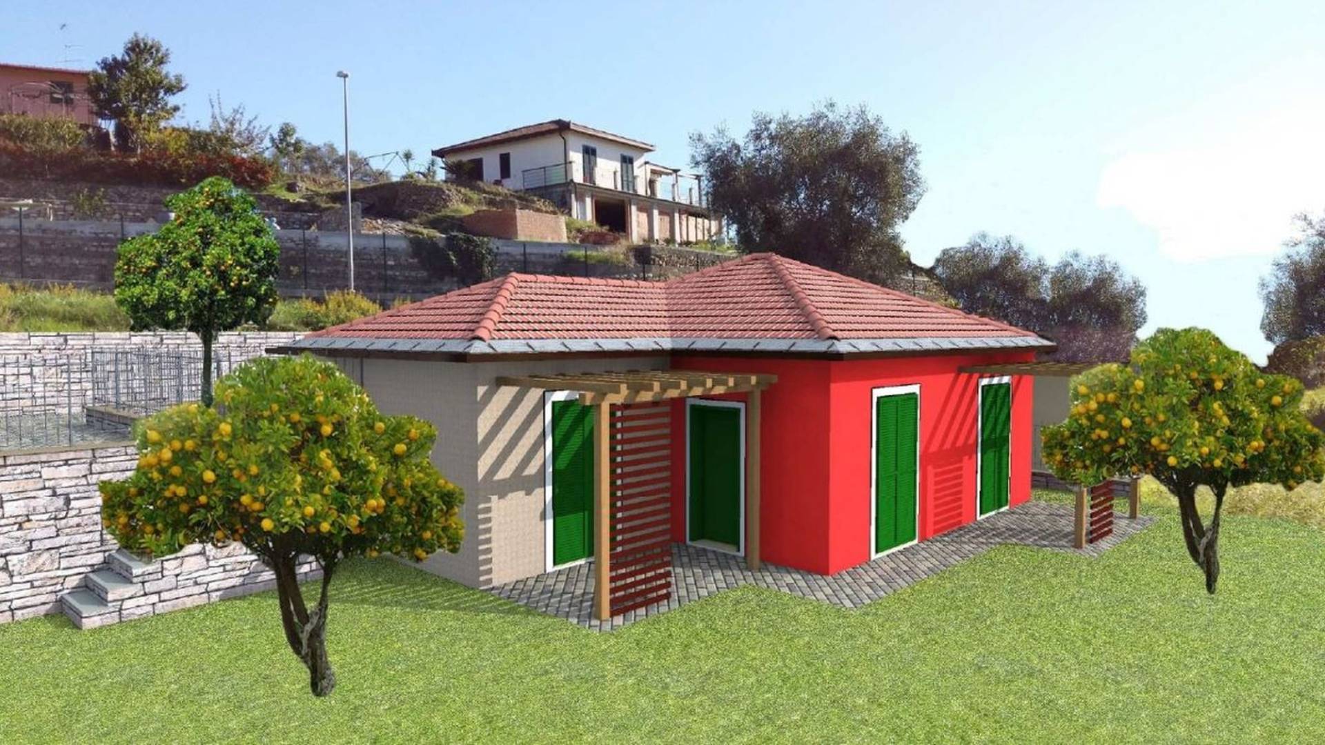 Land plot for sale in Diano Castello ideal for the construction of 2 little villas