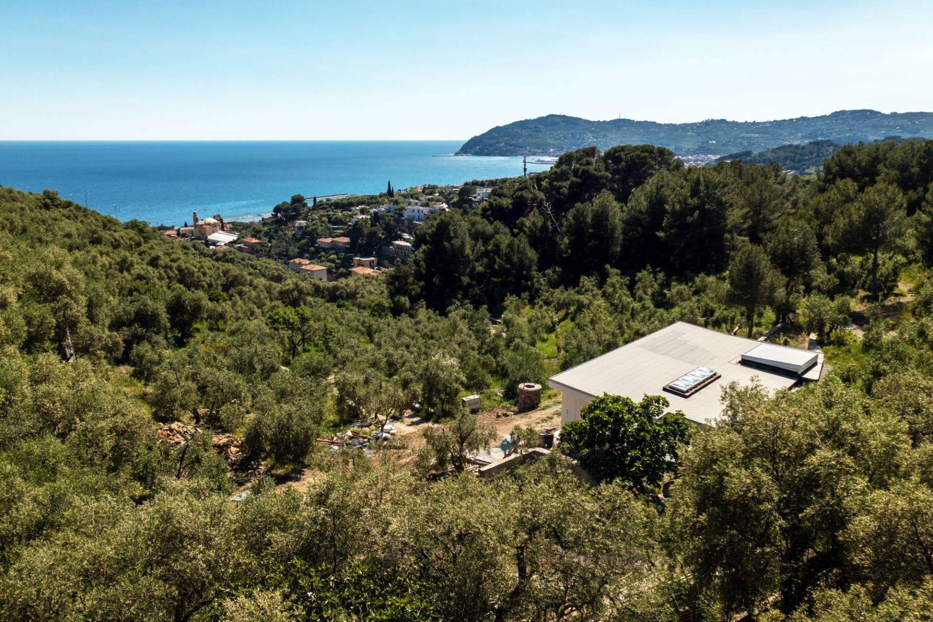 New-Build modern villa with panoramic sea views for sale in Cervo