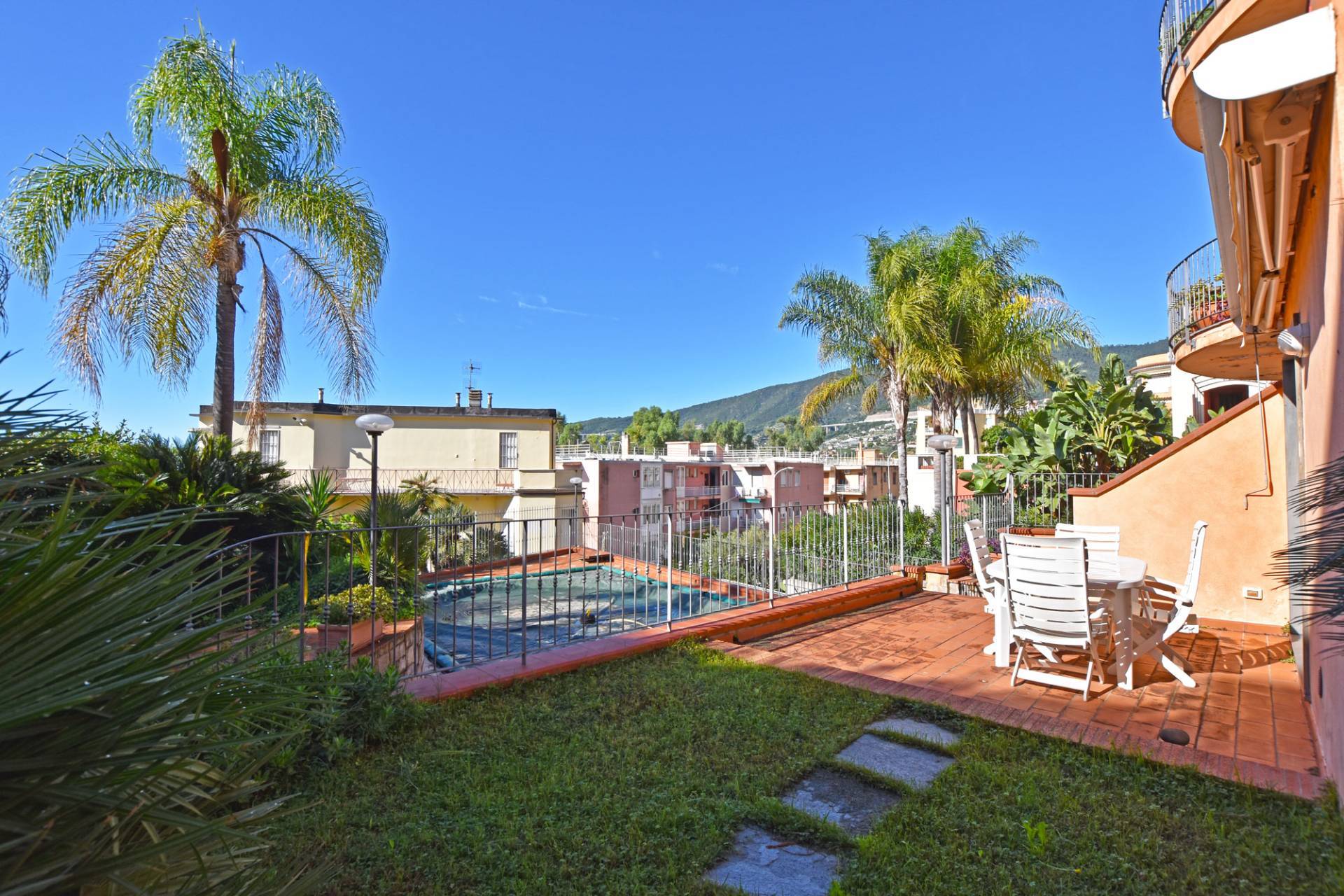 Charming One-Bedroom Apartment for Sale in Ospedaletti with Private Garden and Pool