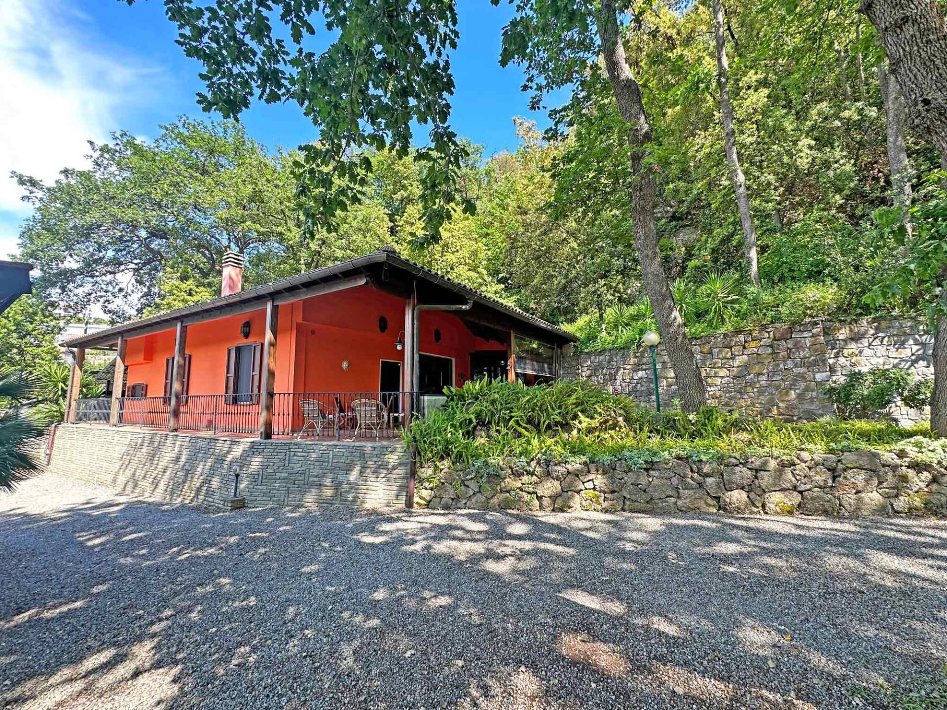 Vallecrosia charming renovated villa for sale with private woodland