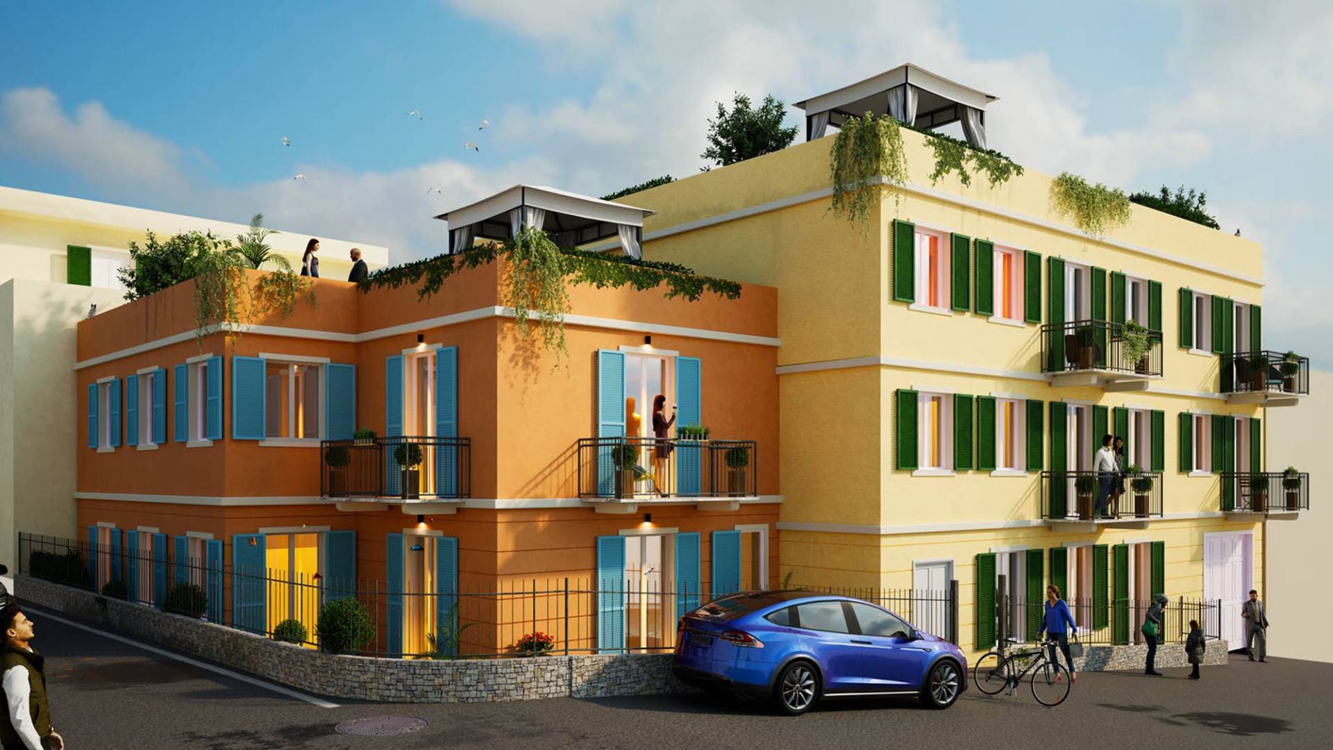 “Via Al Capo 2”: New luxury apartments for sale in Bordighera Alta
