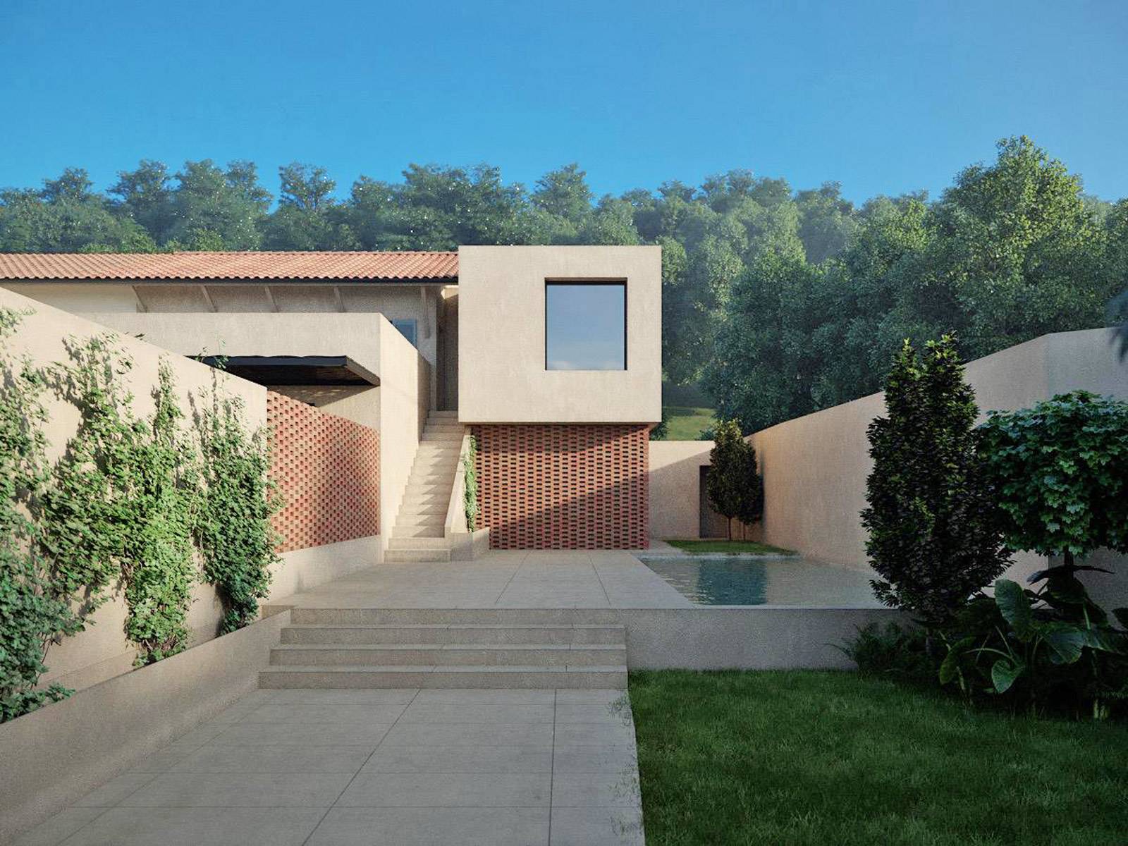 Bordighera, two bedroom appartment for sale, brand new, in a semi-detached villa, with terrace private garden and two parking spaces