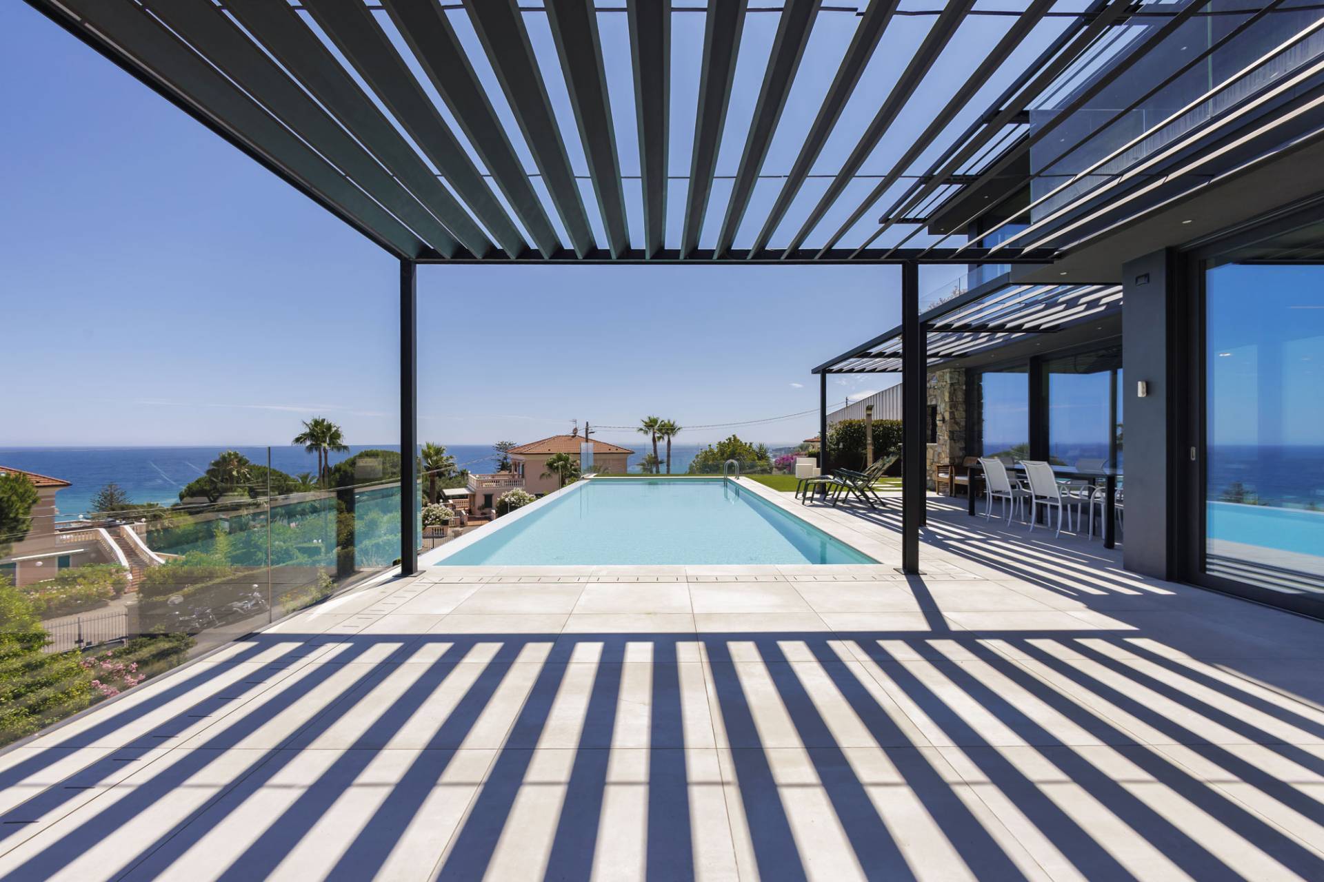 Exclusive modern villa with infinity pool and sea view.