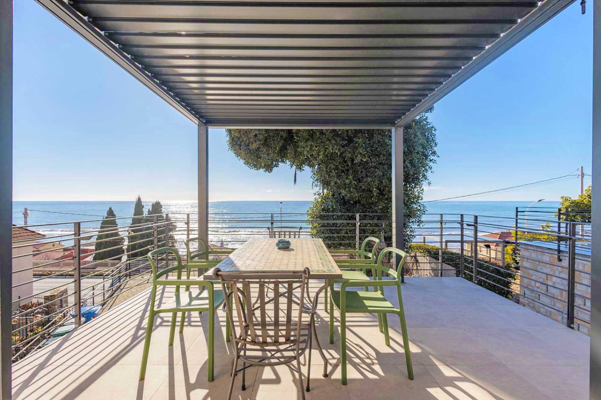 Apartment with large sea view terrace in Santo Stefano al Mare Apartment with large sea view terrace in Santo Stefano al Mare