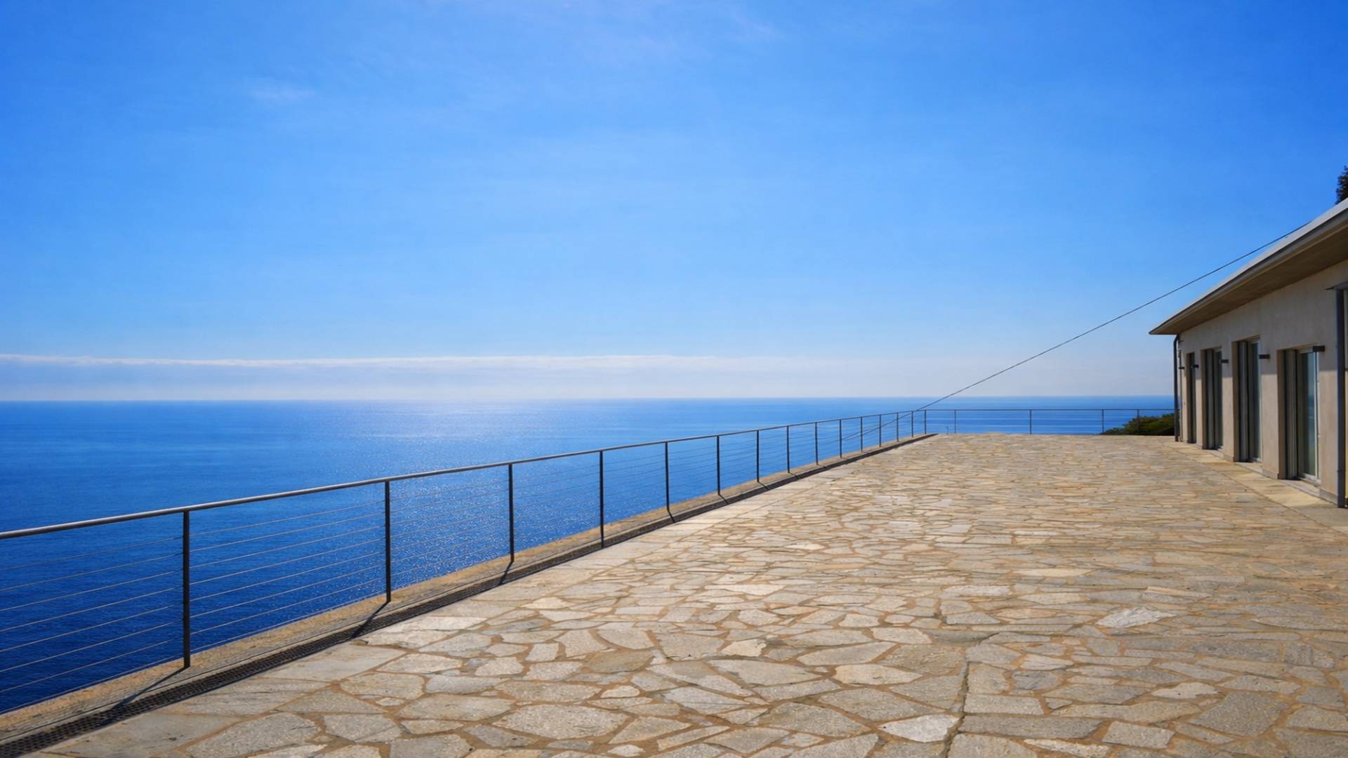 Modern villa for sale in Imperia with breathtaking sea view