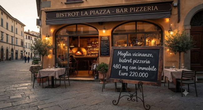 Bar/Ristorante/Pizzeria in Vendita a Moglia