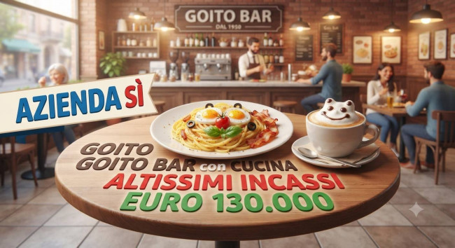 Bar con cucina in Vendita a Goito