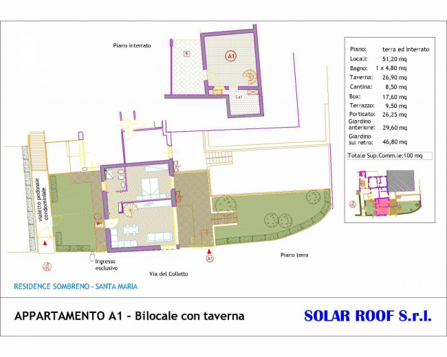 Appartamento in vendita a Sombreno, Paladina (BG)