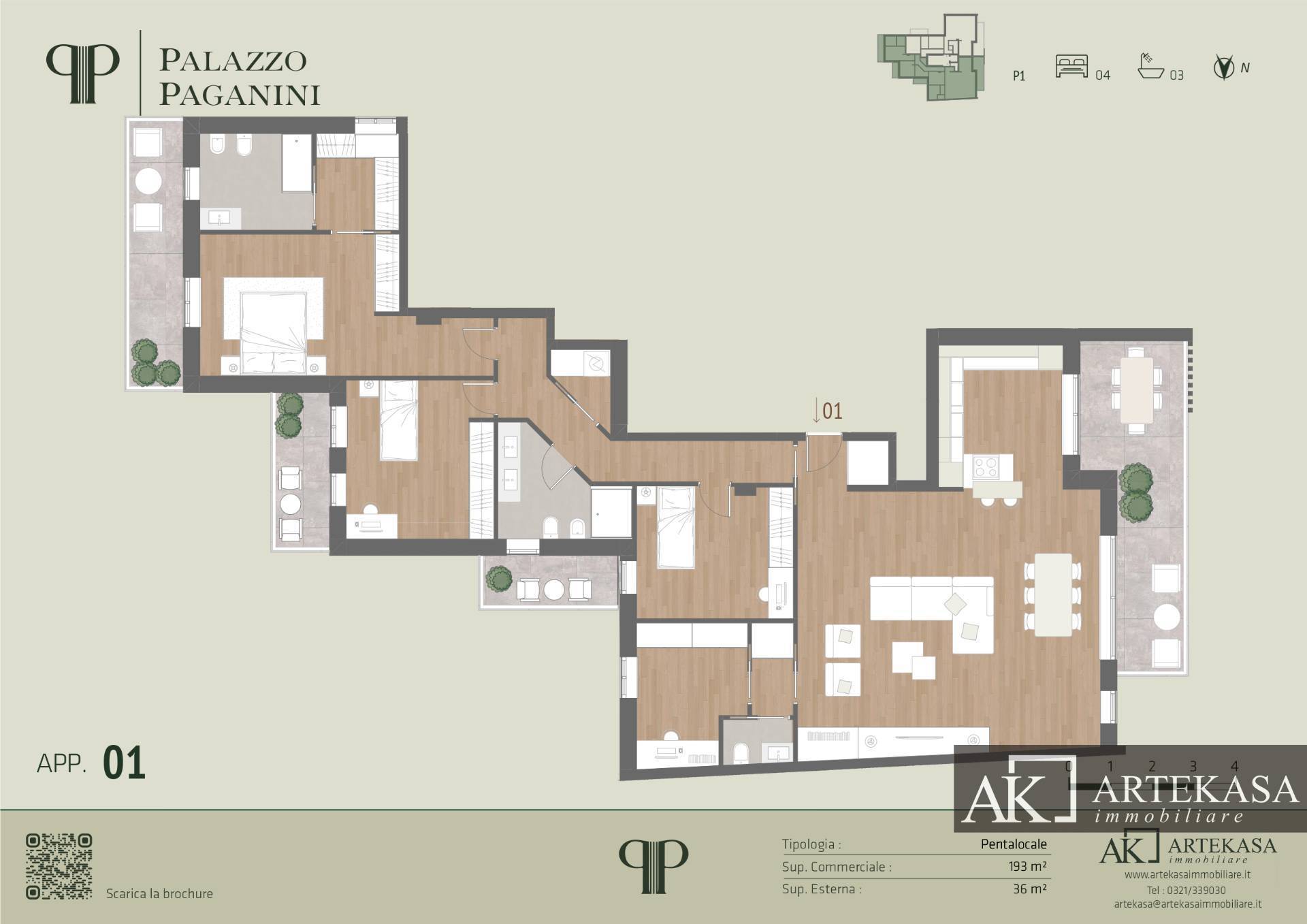 5 LOCALI in vendita a Novara