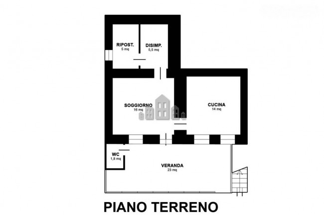Casa semindipendente in vendita a Pratiglione