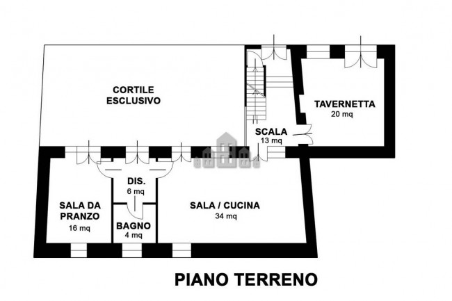Casa semindipendente in vendita a Rivara