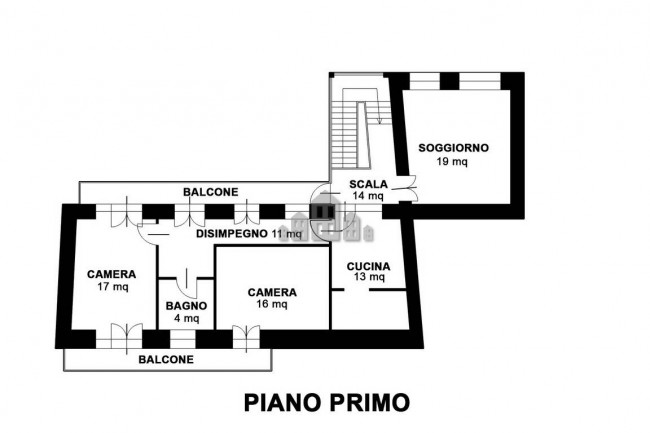 Casa semindipendente in vendita a Rivara
