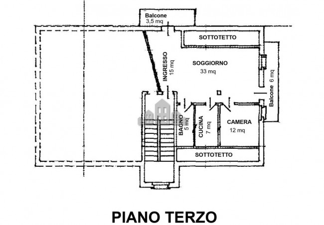 Mansarda in vendita a Cuorgnè