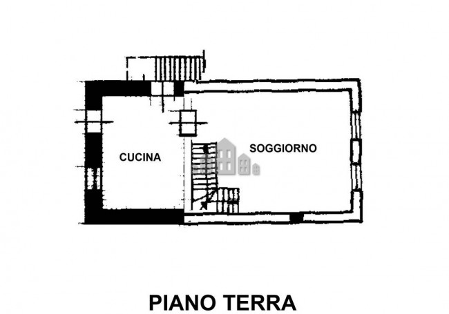 Casa semindipendente in vendita a Ribordone