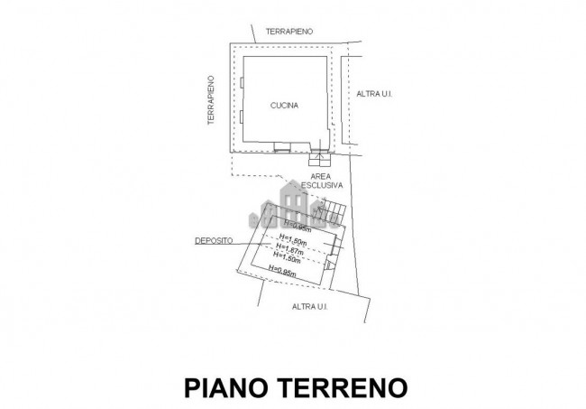 Casa semindipendente in vendita a Brosso