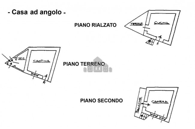 Casa semindipendente in vendita a Ronco Canavese