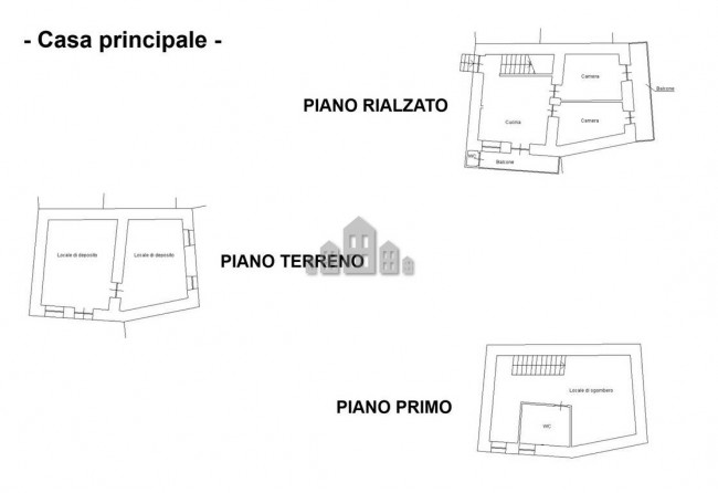 Casa semindipendente in vendita a Ronco Canavese