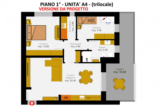 Appartamento in Vendita a Roncade