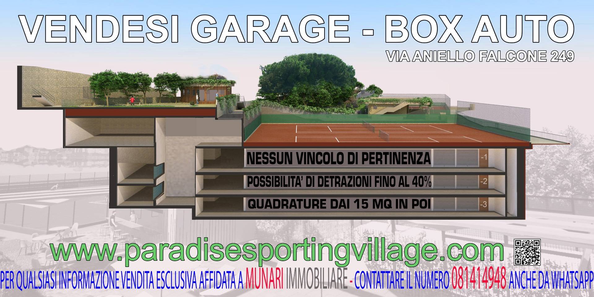 Garage/Box/Posto auto in vendita a Vomero, Napoli (NA)
