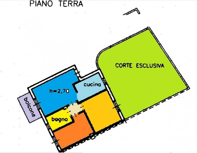 TRILOCALE CON GIARDINO E BOX AUTO in Vendita a Civitanova Marche