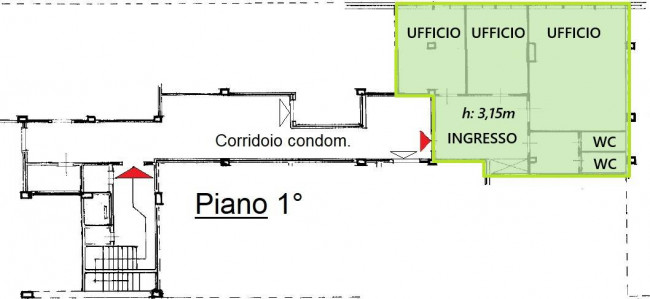 Studio/Ufficio in Affitto a Tolentino