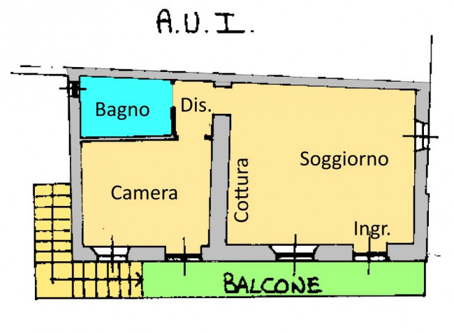 Porzione di Casa Terra / Cielo in vendita a Caronno Varesino