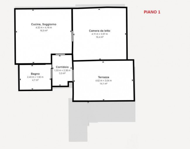 Porzione di Casa Terra / Cielo in vendita a Brenta