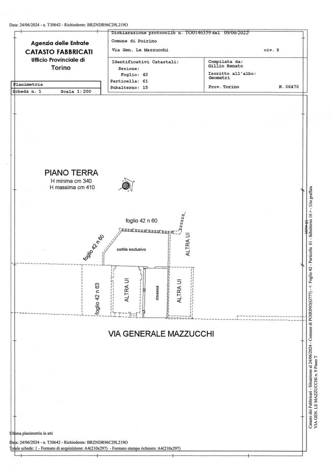 Casa semindipendente in vendita a Poirino
