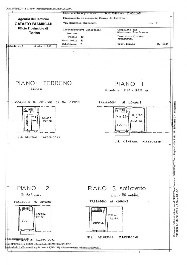Casa semindipendente in vendita a Poirino