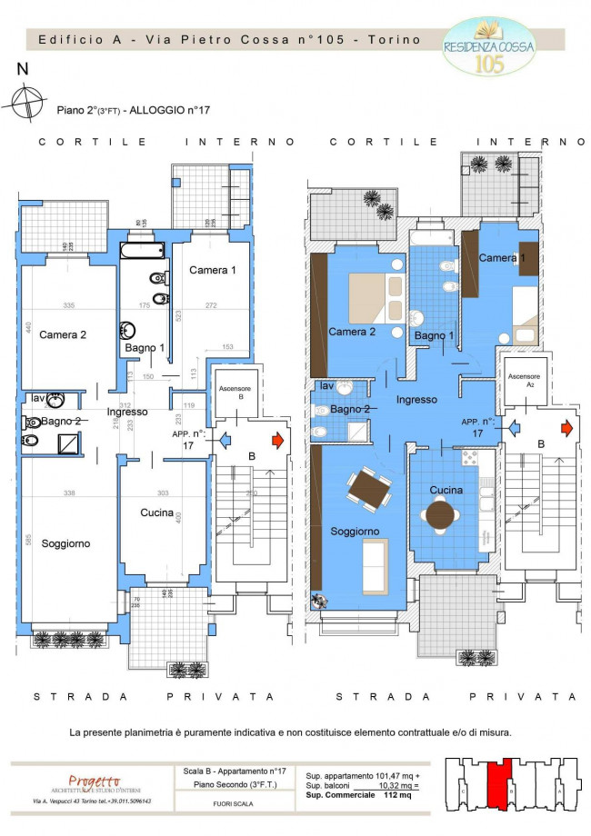 Appartamento in vendita a Torino