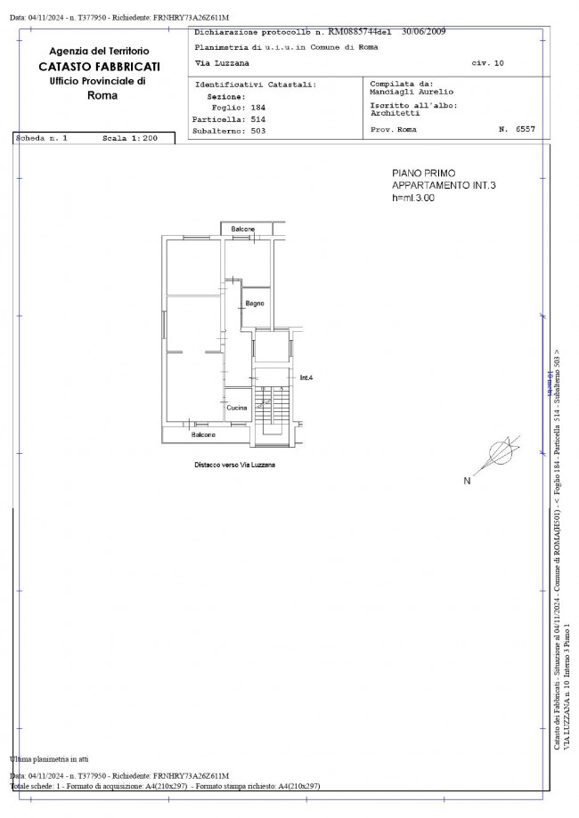 Appartamento in affitto a Ottavia, Roma (RM)