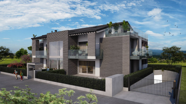 Appartamento in villetta a Scanzorosciate