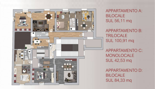 Appartamento in vendita a Fortezza, Firenze (FI)