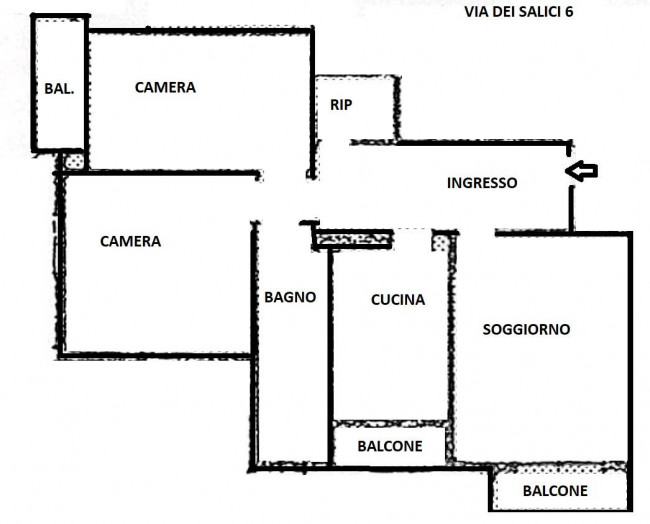 Appartamento in vendita a Baggio, Milano (MI)