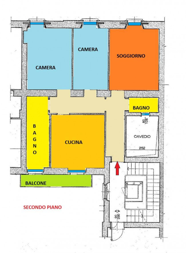 Appartamento in affitto a Milano