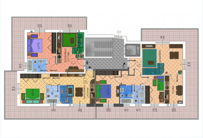 Appartamento in vendita a Cittadina, Abbiategrasso (MI)