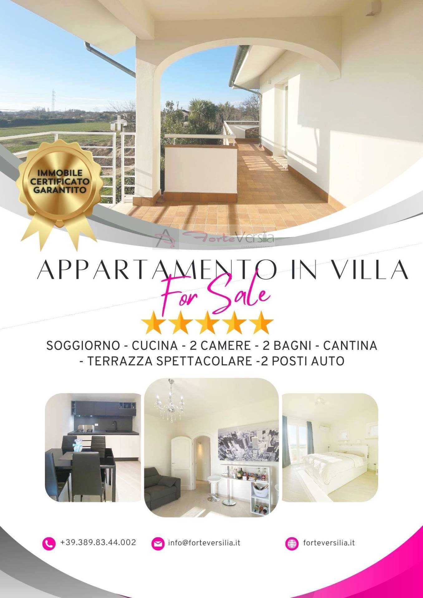 Appartamento in vendita a Cervaiolo, Montignoso (MS)