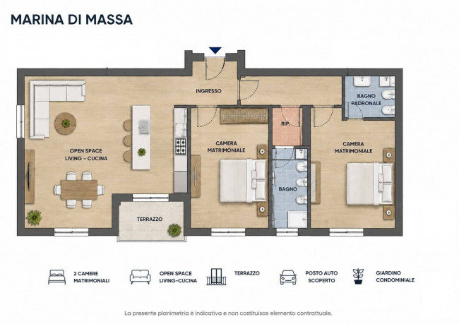 appartamento in vendita a Massa