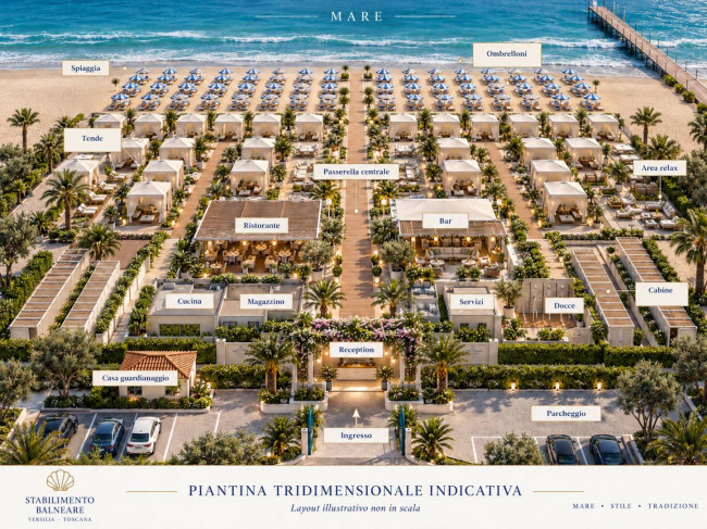 Stabilimento balneare in vendita a Forte dei Marmi