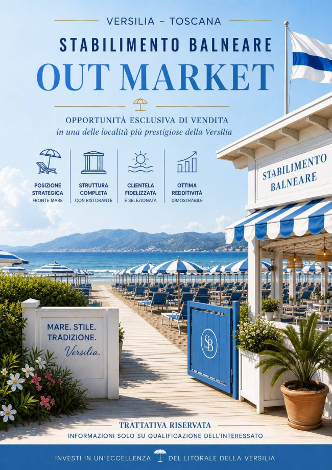 Stabilimento balneare in vendita a Forte dei Marmi