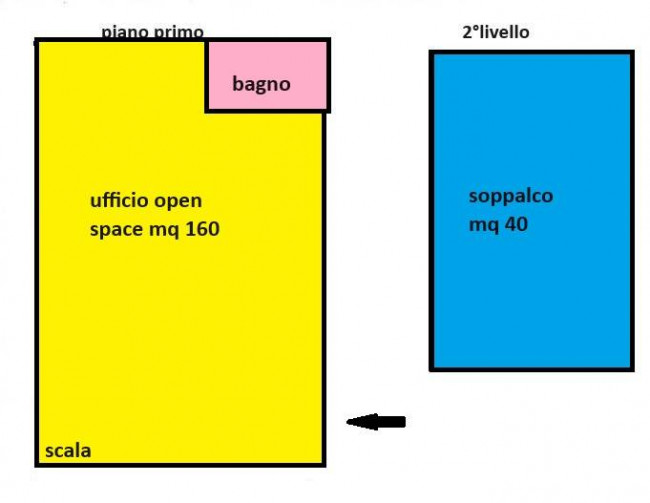 Ufficio in affitto a Porta A Lucca, Pisa (PI)