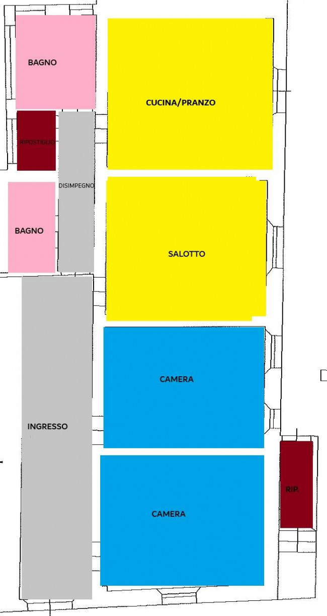 Appartamento con ingresso indipendente