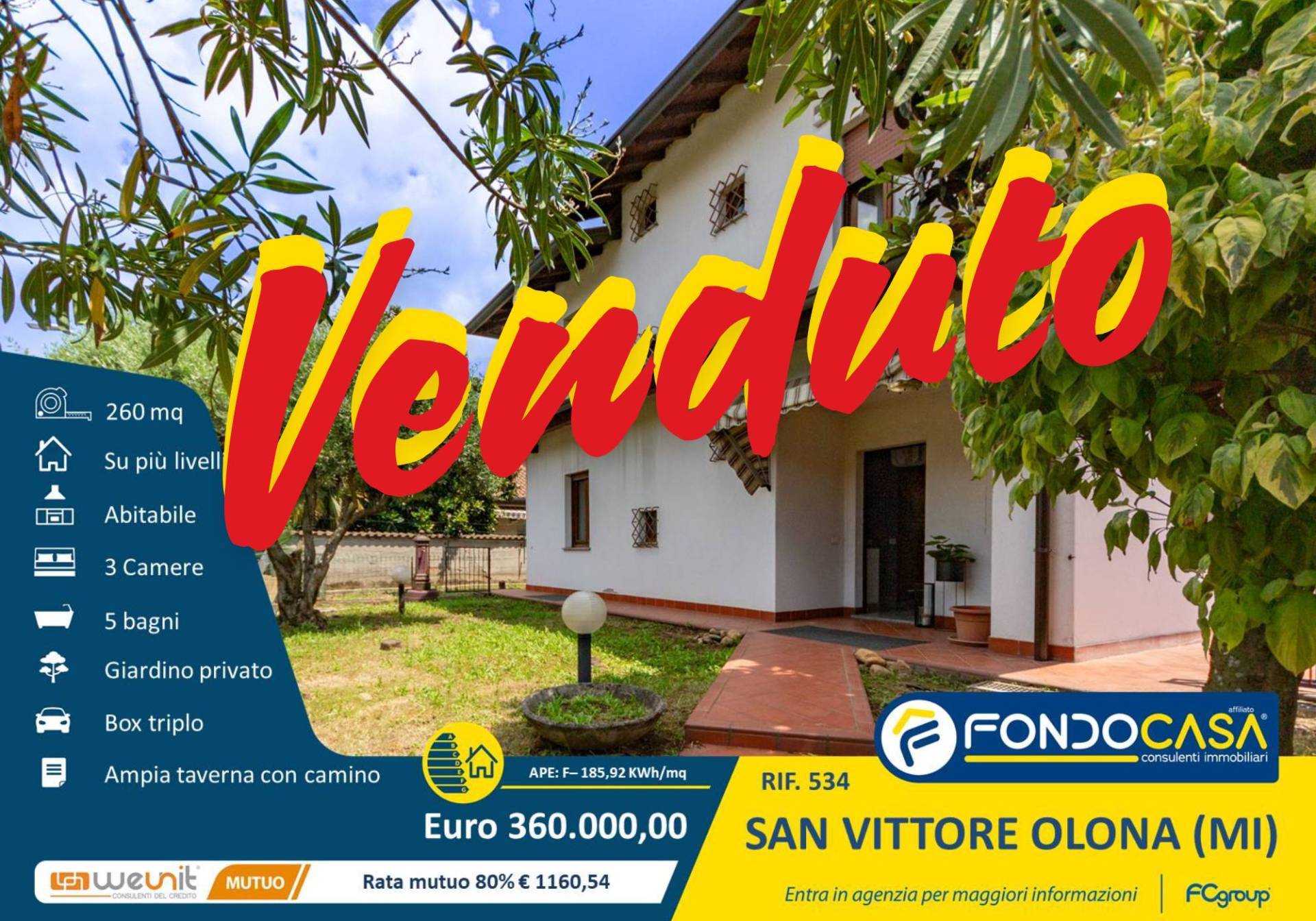 Villa in vendita a San Vittore Olona (MI)