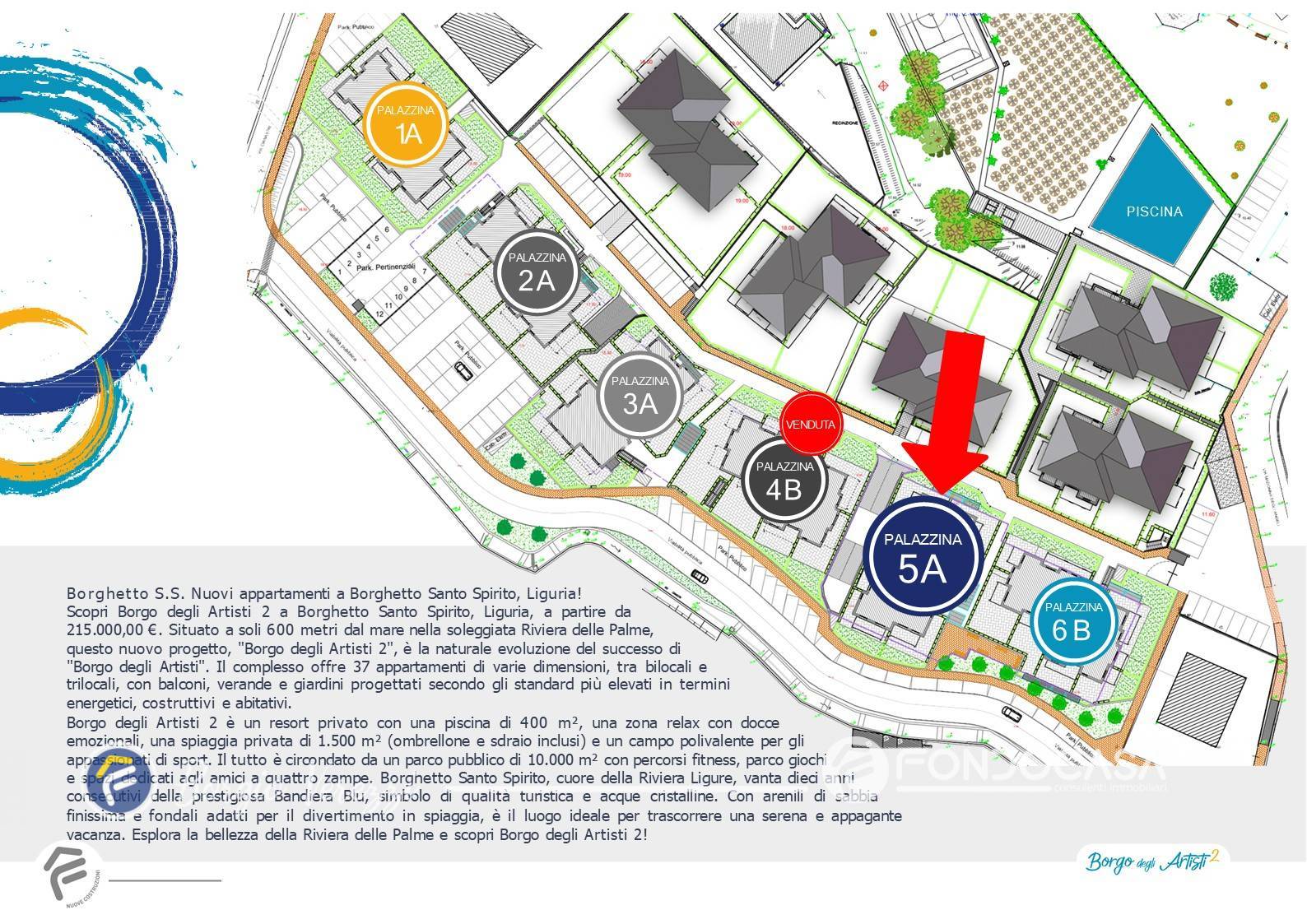 Appartamento in vendita a Borghetto Santo Spirito - foto 5