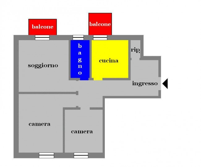 Appartamento in vendita a Di Negro, Genova (GE)