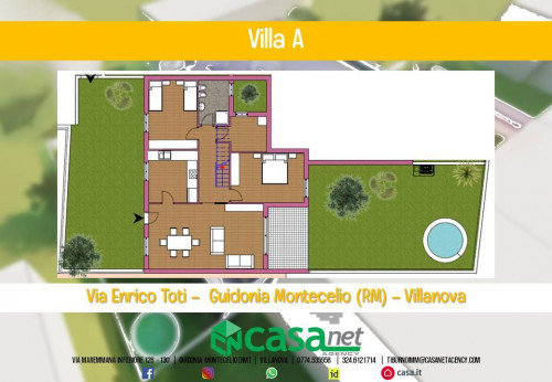 Villa in vendita a Villanova, Guidonia Montecelio (RM)